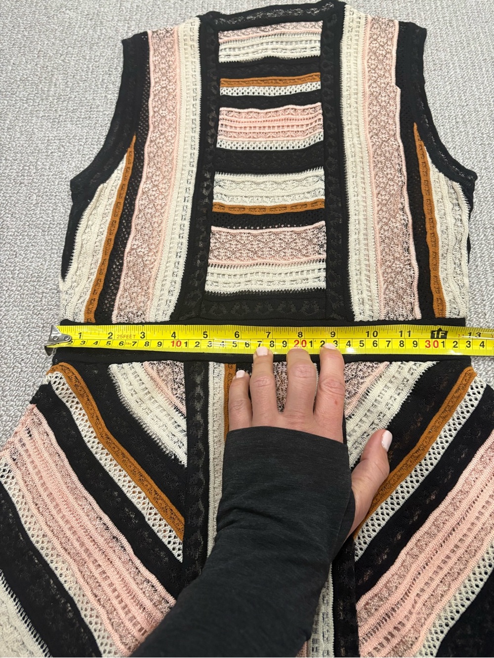 Missoni Iconic Knit Fit & Flare Multicolor Dress w/ Black Slip | Medium | IT 40 - Picture 11 of 12